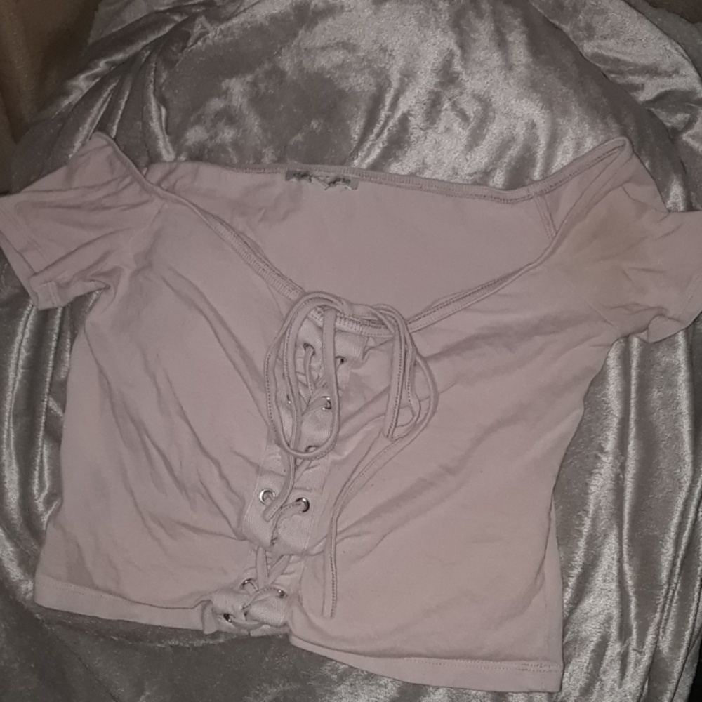crop top tie up front